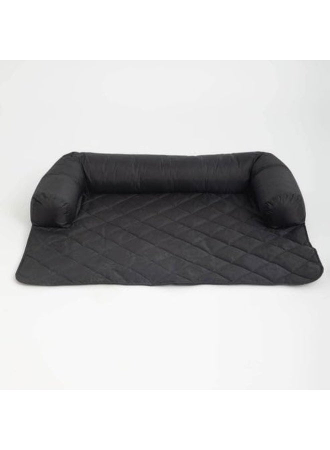 Sofa Pet Bed Cover – Waterproof, Non-Slip, and Machine Washable Protector for Couches, Sofas & Furniture (BLACK, S 67x67x12)